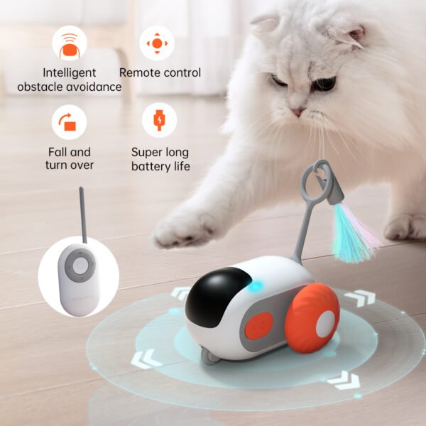 cat toy smart interactive chase car - Image 3